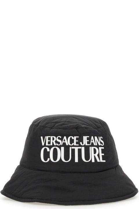 Hats for Women Versace Jeans Couture Bucket Hat With Logo