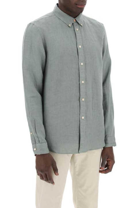 PS by Paul Smith for Men PS by Paul Smith Linen Button-down Shirt For