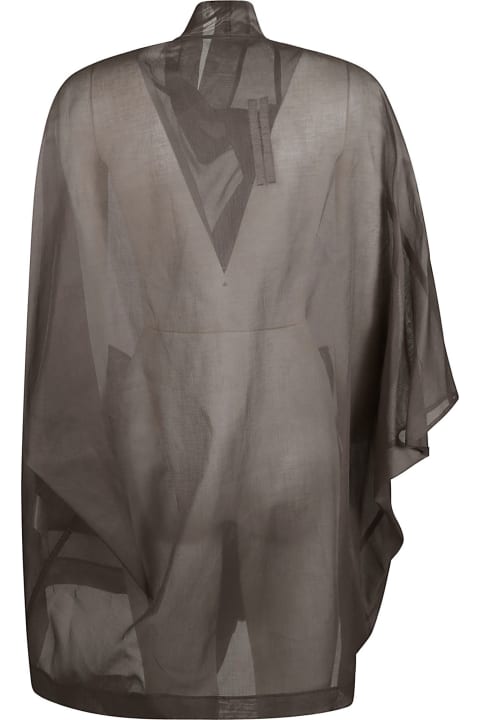 Rick Owens Sale for Women Rick Owens See-through Oversized Shirt