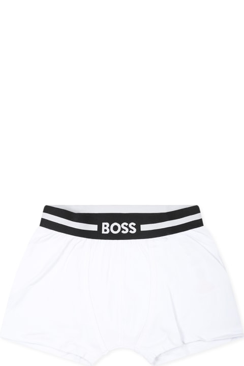 Hugo Boss ملابس داخلية لـ أولاد Hugo Boss Black Boxer For Boy With Logo