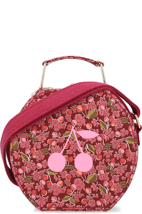 Homeware Bonpoint Bonpoint Jadore Suitcase Bag In Red Liberty Organic Cotton