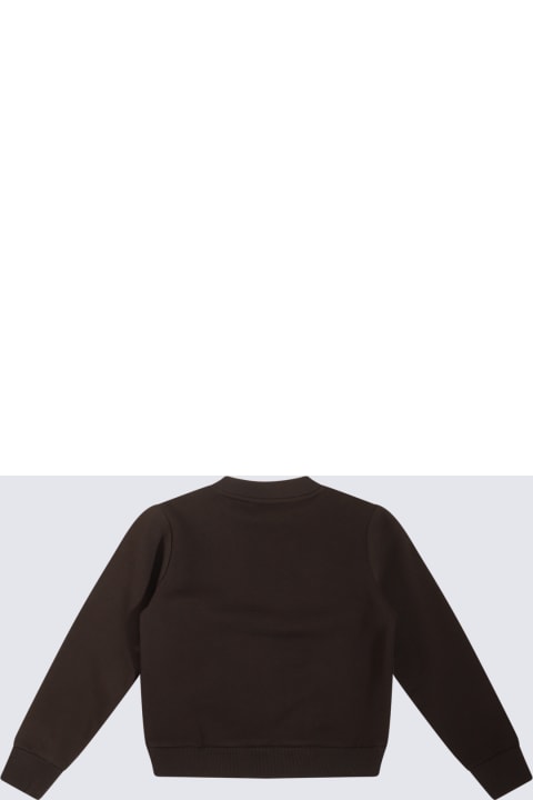 Sweaters & Sweatshirts for Girls Dolce & Gabbana Black Cotton Sweatshirt