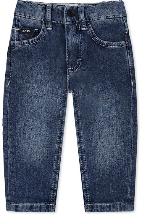 Hugo Boss Bottoms for Baby Boys Hugo Boss Denim Jeans For Baby Boy