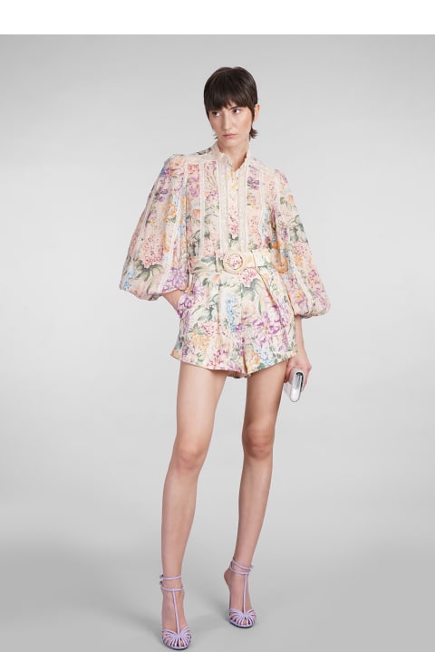 Fashion for Women Zimmermann Shirt In Multicolor Cotton