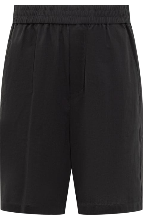Ami Alexandre Mattiussi Pants for Men Ami Alexandre Mattiussi Cotton Bermuda Shorts With Logo