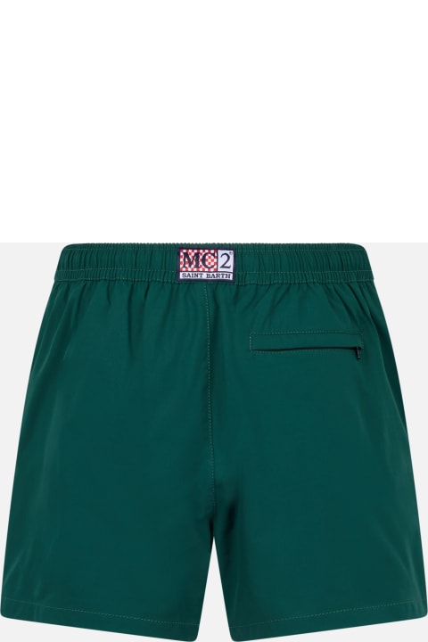 Homeware MC2 Saint Barth Man Short-length British Green Swim Shorts Master