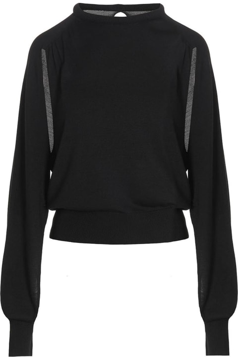 Cut Out Insert Top Sweater