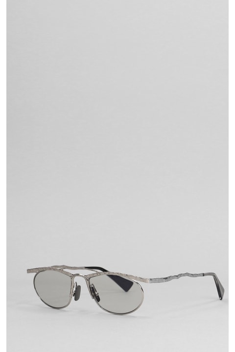 Accessories for Women Kuboraum H52 Sunglasses In Silver Metal Alloy