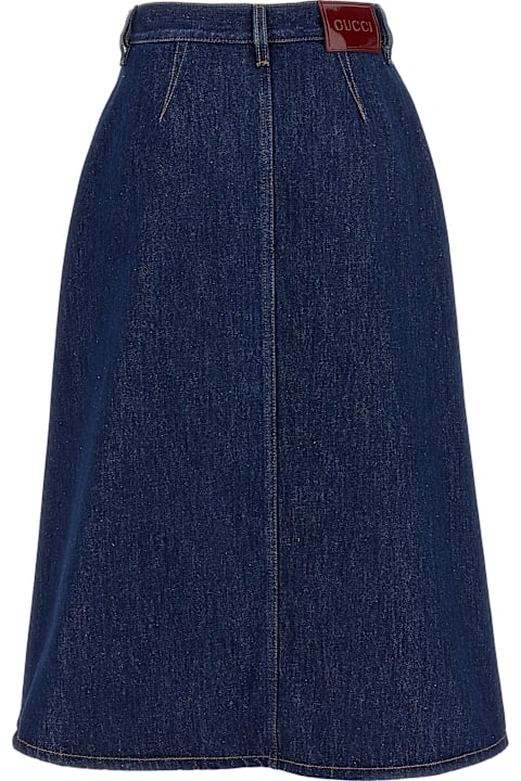 Skirts for Women Gucci Denim Skirt