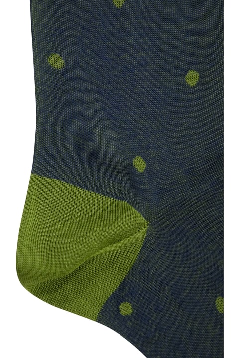Gallo for Kids Gallo Polka Dot Cotton Long Socks