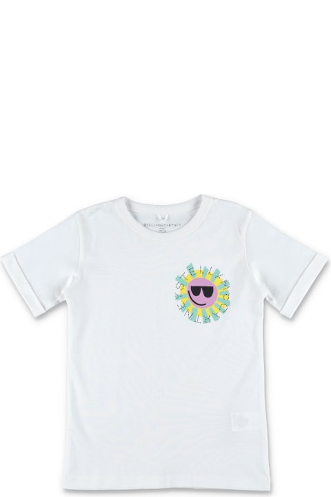 Stella McCartney Kids Topwear for Girls Stella McCartney Kids Sunshine Badge T-shirt