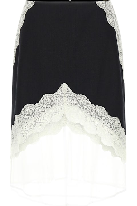 Homeware Jil Sander Organza Lace Wool Skirt