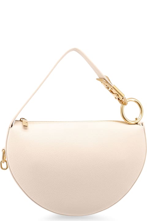 Homeware Burberry Ivory Leather Knight Arc Handbag
