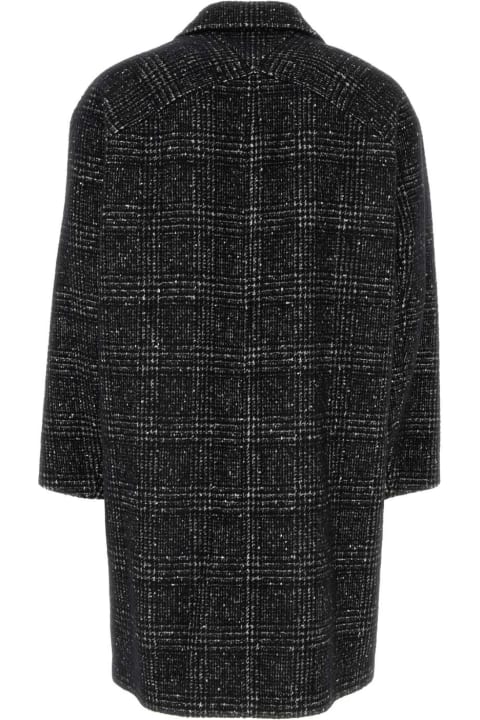 Coats & Jackets for Men Bottega Veneta Embroidered Wool Blend Coat