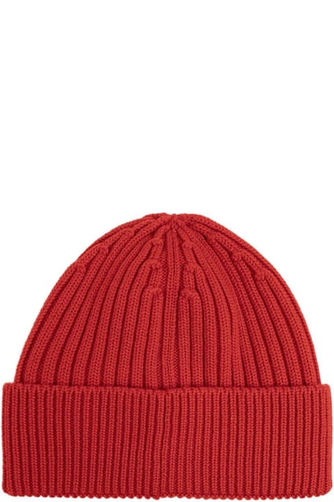 Moncler Grenoble Hats for Men Moncler Grenoble Logo Embroidered Knit Beanie