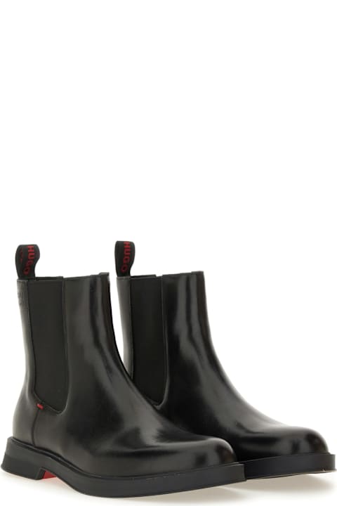 Homeware Hugo Boss Leather Chelsea Boot