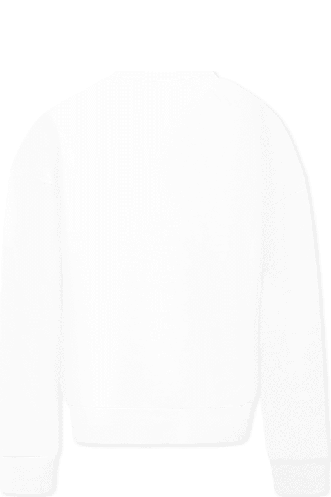 Michael Kors for Girls Michael Kors White Sweatshirt For Girl With Logo
