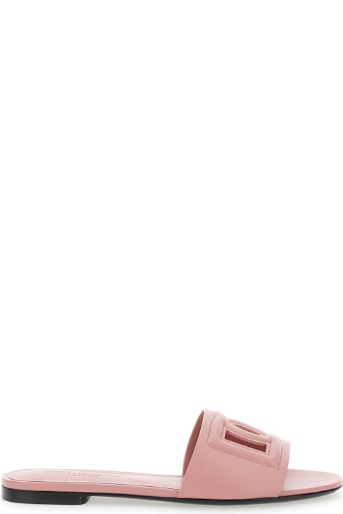 Dolce & Gabbana Cut Out Flat Sandal