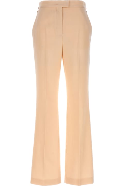 Fendi Clothing for Women Fendi Grain De Poudre Pleated Panel Pants