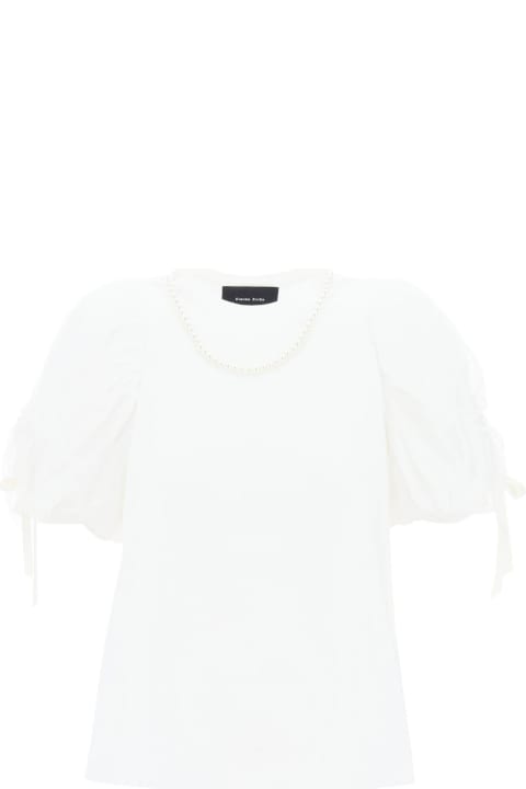 Simone Rocha Topwear for Women Simone Rocha Puff Sleeves T-shirt