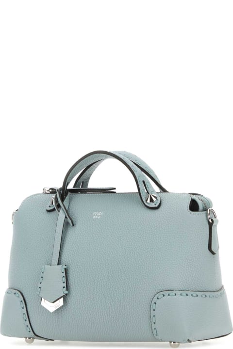 Fendi Bags for Women Fendi Powder Blue Leather Medium By The Way Handbag