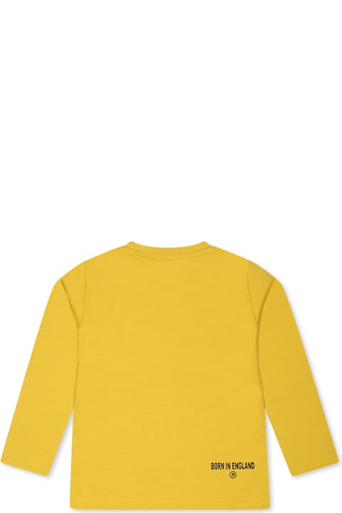 Sale for Kids Richmond Yellow T-shirt For Baby Boy With Logo