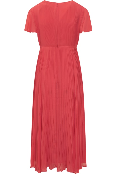 Michael Kors for Women Michael Kors Empire-style Midi Dress In Pleated Fabric