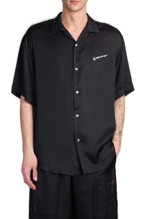 ih nom uh nit Clothing for Men ih nom uh nit Crowned Mask Bowling Shirt