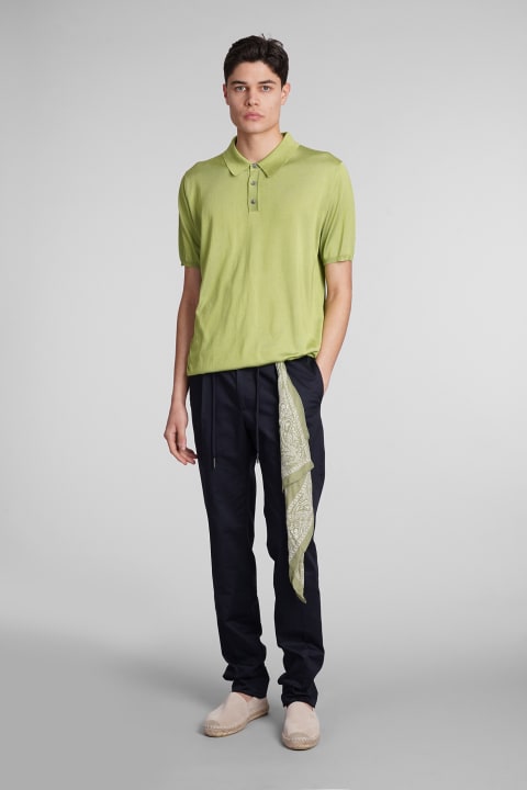 Roberto Collina Clothing for Men Roberto Collina Polo In Green Silk