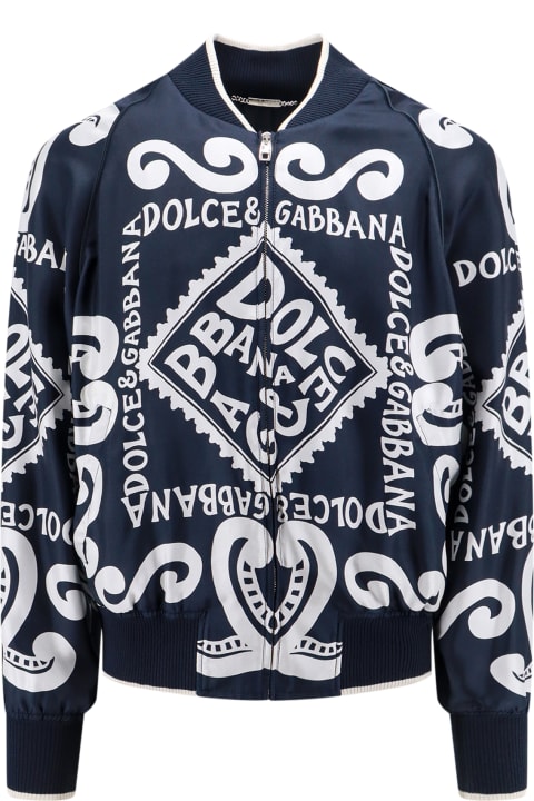 Dolce & Gabbana Coats & Jackets for Men Dolce & Gabbana Silk Bomber Jacket