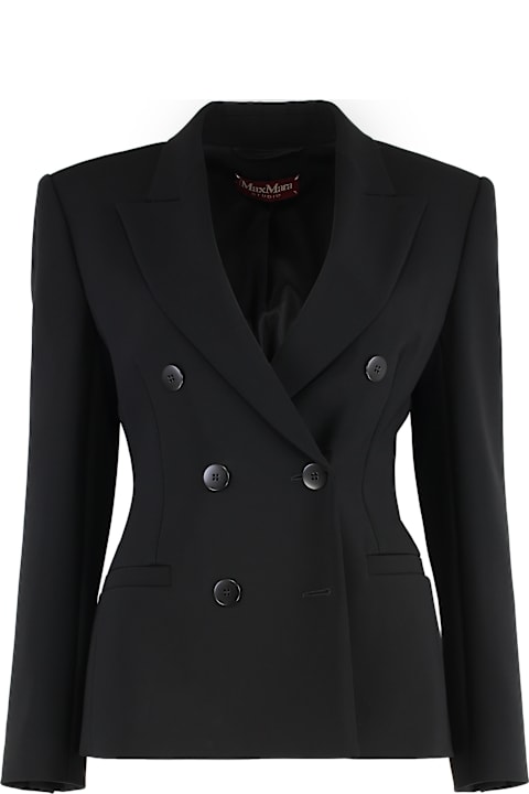 Max Mara Studio Clothing for Women Max Mara Studio Key Double Breasted Blazer