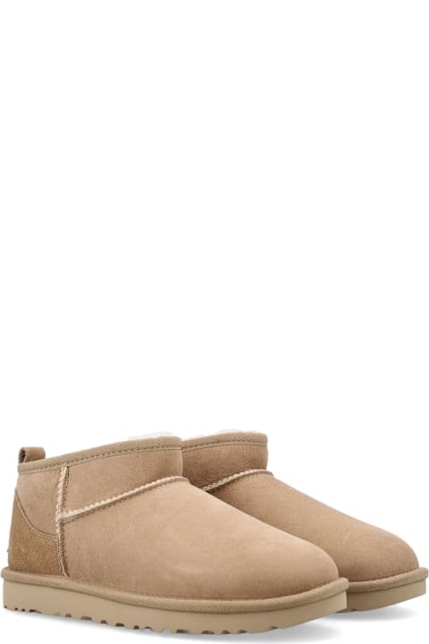 UGG Classic Ultra Mini Suede Boots For Woman