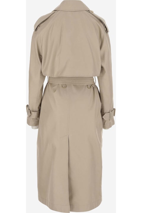 Burberry Sale for Women Burberry Long Silk Trench Coat