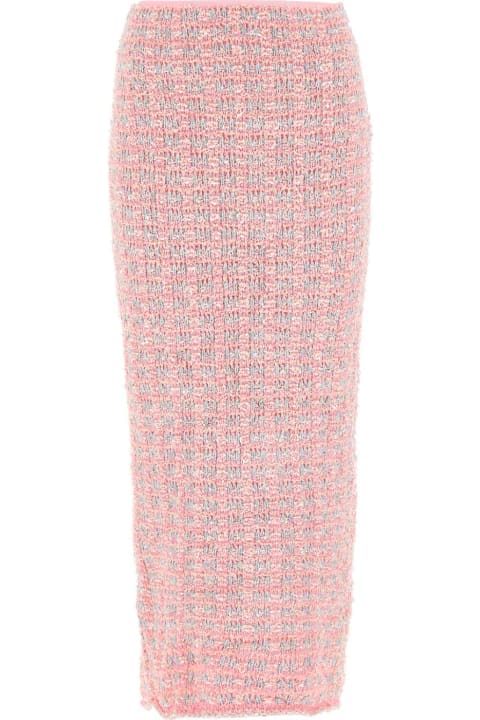 ウィメンズ新着アイテム Balenciaga Multicolor Boucle Skirt