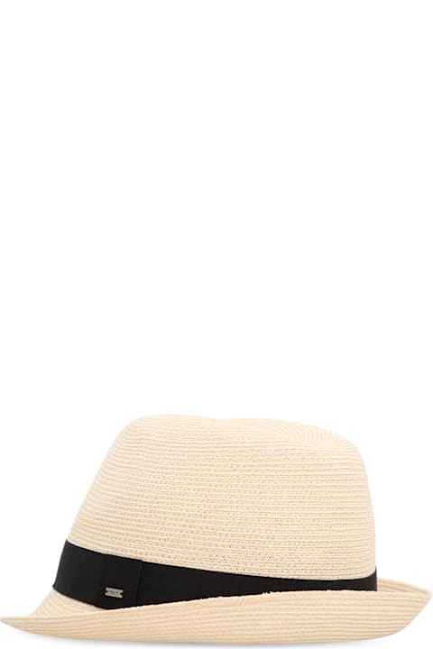 Hats for Men Saint Laurent Trilby Straw Hat