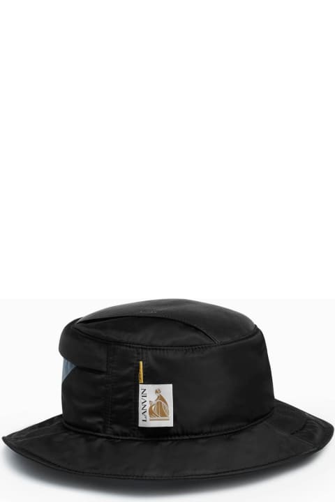 Fashion for Men Lanvin Black Nylon Bucket Hat