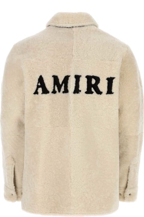 Sale for Men AMIRI Sand Shearling Jacket
