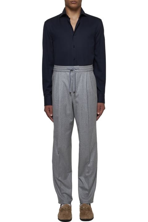 Homeware Brunello Cucinelli Front Pleat Pants