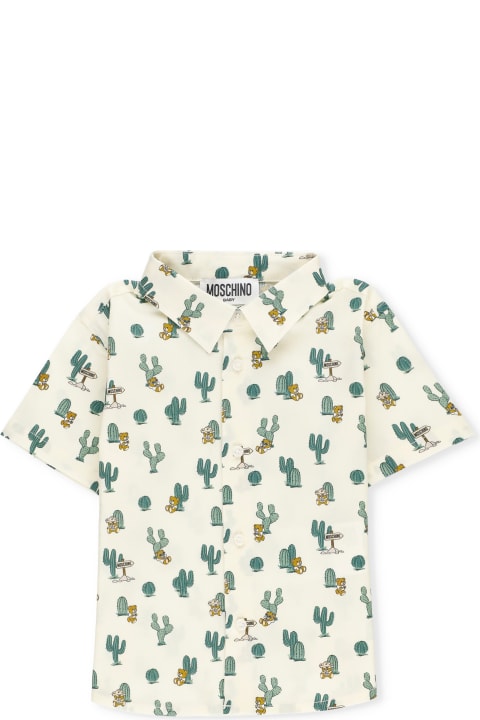 Moschino Shirts for Baby Boys Moschino Cotton Shirt