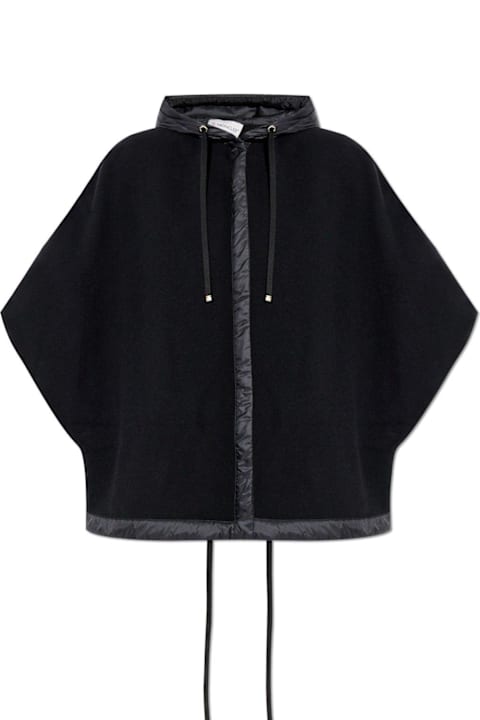 Moncler خصم على Women Moncler Hooded Down Poncho