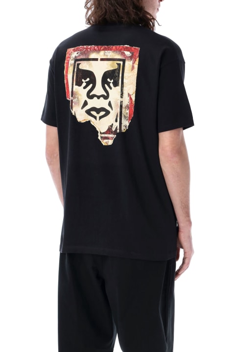 Obey Men Obey Ripped Icon T-shirt