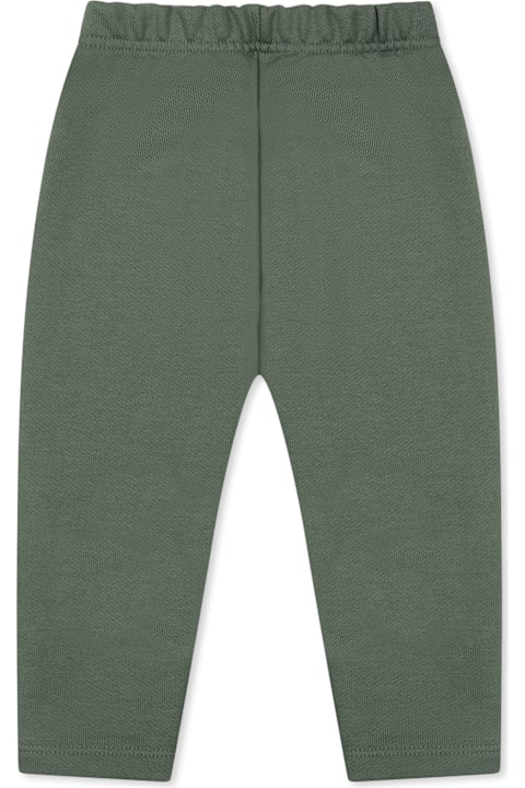 Petit Bateau Bottoms for Baby Girls Petit Bateau Green Trousers For Baby Boy