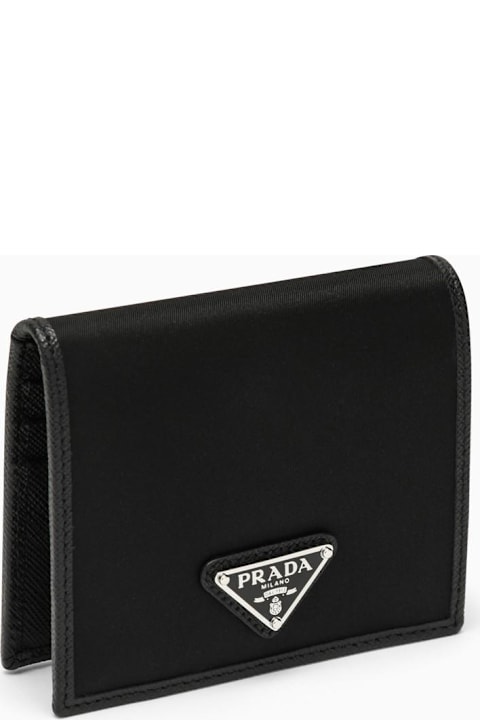 Prada Wallets for Men Prada Black Wallet In Nylon E Saffiano