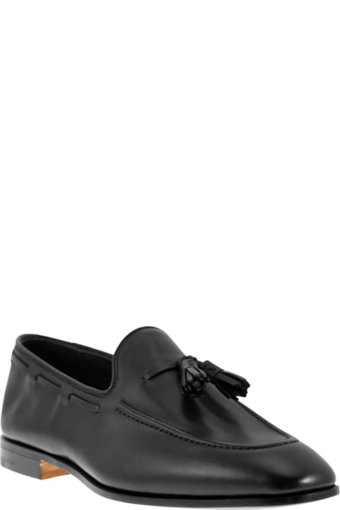 Church's Men Church's Brushed Calf Leather Loafer