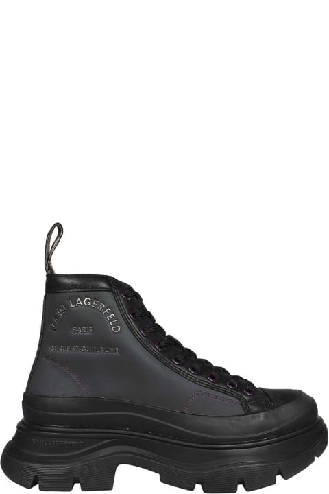 Karl Lagerfeld for Women Karl Lagerfeld Lace-up Ankle Boots