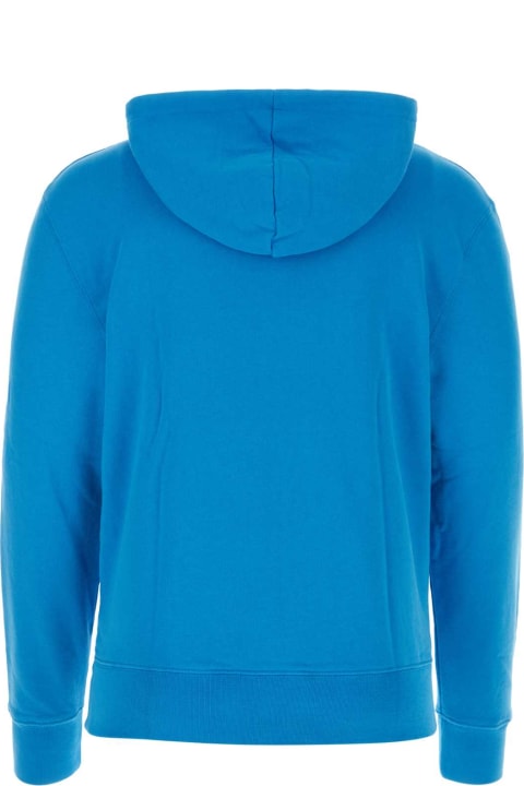 Fleeces & Tracksuits for Men Maison Kitsuné Turquoise Cotton Sweatshirt