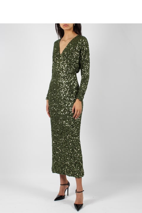 Parosh for Women Parosh Full Sequin Long Dress