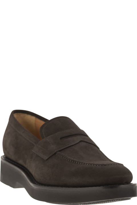Church's Loafers & Boat Shoes for Men Church's Suede Calfskin Moccasin