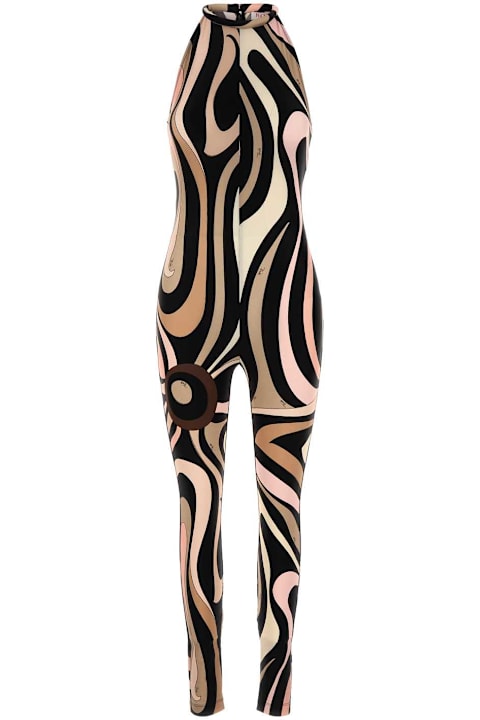 Pucci for Women Pucci Printed Stretch Nylon Jumpsuit
