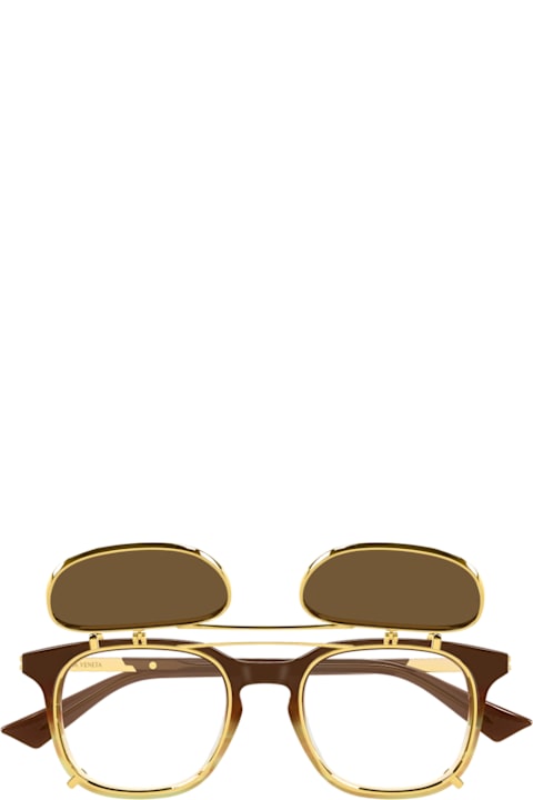 Bottega Veneta Eyewear for Kids Bottega Veneta Eyewear Bottega Veneta Bv1429s Linea Ribbon 002 Brown Glasses